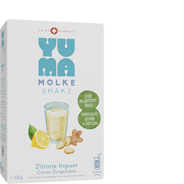 YUMA Molke Zitrone-Ingwer 450 g