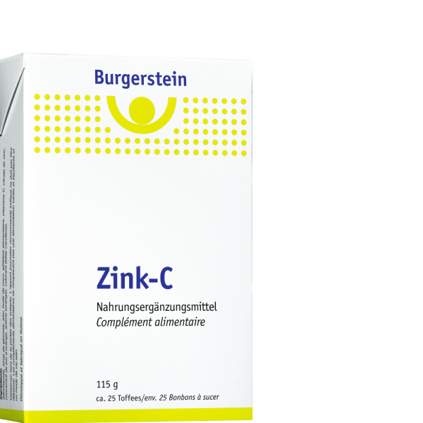 BURGERSTEIN Zink-C Toffees 115 g