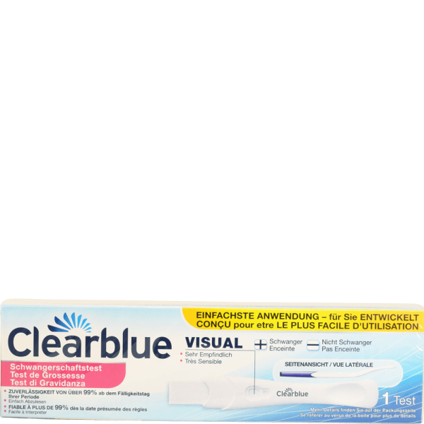 Clearblue Schwangerschaftstest visual