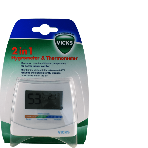 Vicks 2in1 Hygrometer & Thermometer 