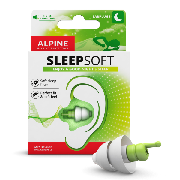 ALPINE SleepSoft+Gehörschutzstöps 1 Paar