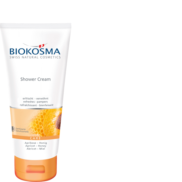 BIOKOSMA Shower Cream Aprikose-Honig