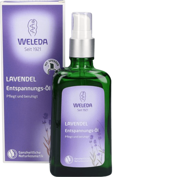 WELEDA Lavendel Entspannungs-Öl Glasflasche