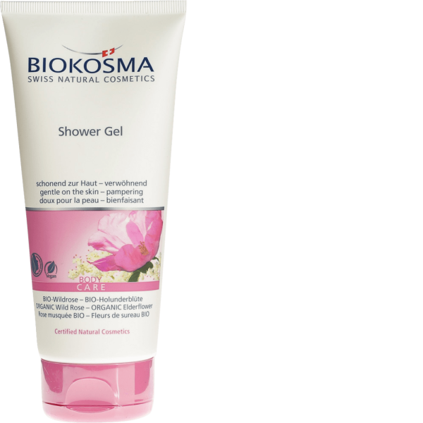 BIOKOSMA Shower Gel BIO-Wildrose Holunderblüten