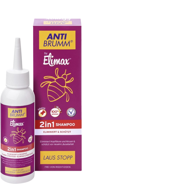 ANTI BRUMM BY ELIMAX, Laus Stopp 2in1 Shampoo, 250 ml