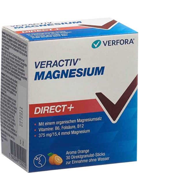 VERACTIV Magnesium Direct+ Stick 30 Stück
