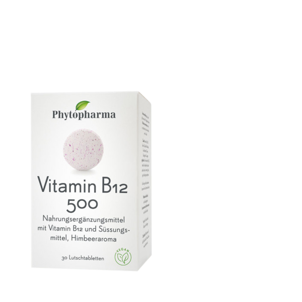 PHYTOPHARMA Vitamin B12 Lutschtabl 500 mcg 