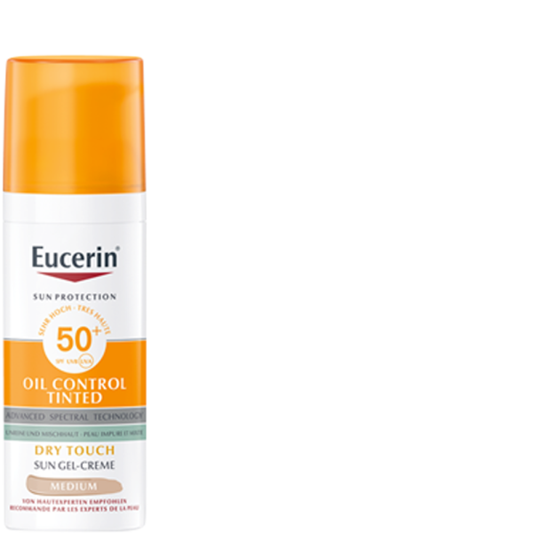 EUCERIN SUN Face Oil-Control, Gel-Creme, medium, LSF50+, 50 ml