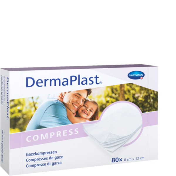 DERMAPLAST Compress 8x12cm 80 Stück