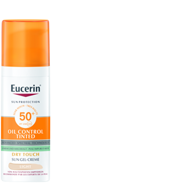 EUCERIN SUN Face Oil-Control, Gel-Creme, light, LSF50+, 50 ml